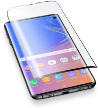 TECNOSHOP Pellicola protettiva in vetro temperato curvo Cellular Line Edge per Samsung Galaxy S10